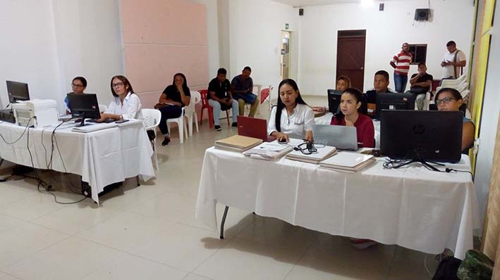 Inició la capacitación y cargue de información, para definición de situación militar de la población víctima de esta municipalidad.