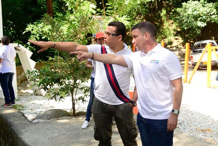 El gerente de la Empresa de Servicios Públicos de Santa Marta, José Rodrigo Dajud Durán, visitó la Planta de Tratamiento de Agua Potable El Roble.