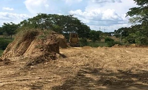 Según el reporte de la visita, las obras se encuentran en un 15% de ejecución.