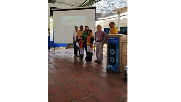 Los dos estudiantes ganadores pertenecen a la Institución Educativa Departamental Lorencita Villegas de Santos.