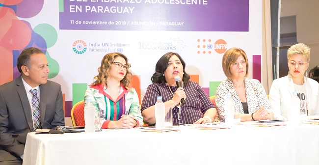 lPresentación del informe MILENA 1.0 sobre las consecuencias socioeconómicas del embarazo adolescente en Paraguay