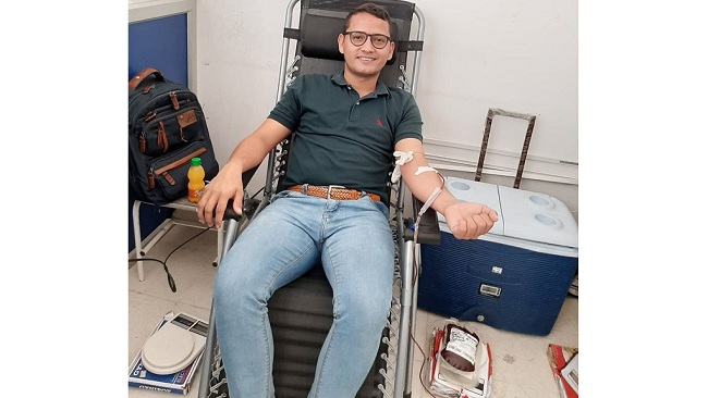En el hospital San Cristóbal se desarrolló campaña de donación de sangre.