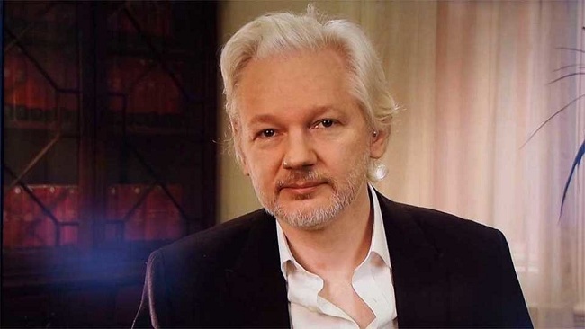 Julian Assange,  fundador de  WikiLeaks