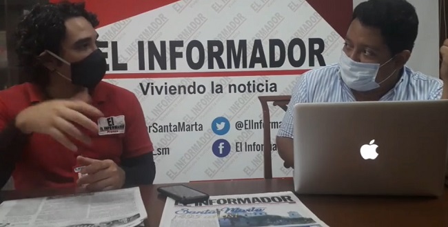 Lucas Gutiérrez, director ejecutivo de ‘Santa Marta Cómo Vamos’ en entrevista en EL INFORMADOR.