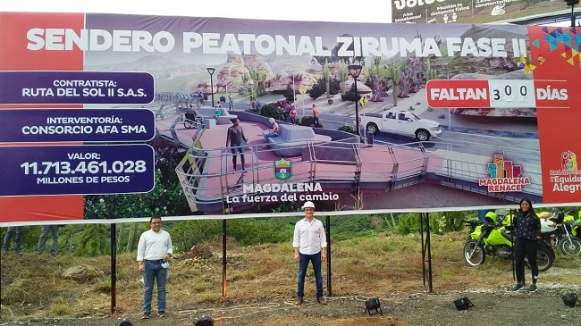 En el evento estuvo presente el secretario de Infraestructura, Rafael Martínez, y algunos deportistas destacados de la ciudad, como Kerstinck Sarmiento. 