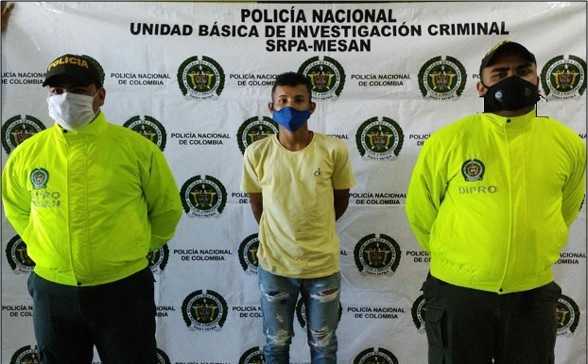 Carlos Andrés Arboleda Ríos, fue detenido por acceder carnalmente a una menor de 12 años.