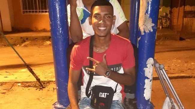 Joel Antonio Rodríguez Gamero, fue el joven herido de varias puñaladas.