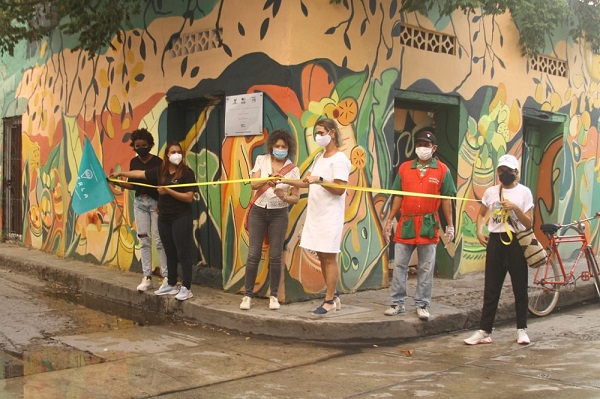 Se entregaron nueve nuevos murales, los cuales están ubicados a lo largo de la carrera primera hasta la Avenida Campo Serrano.