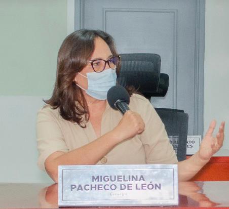 Miguelina Pachecho,  concejal del Distrito. 