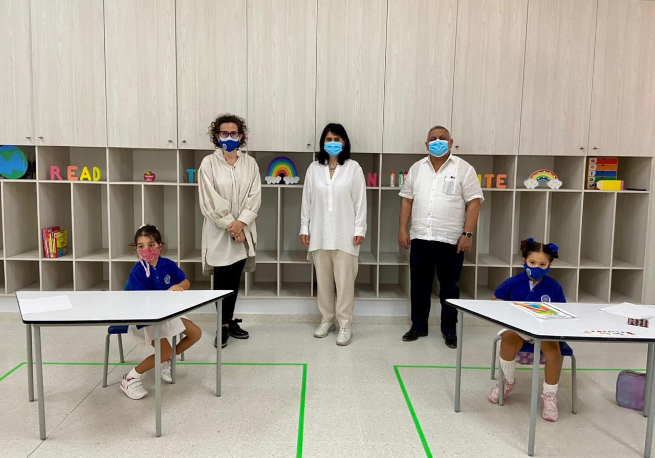 El colegio abrió sus puertas para recibir nuevamente a sus estudiantes y a las familias que decidieron participar de este modelo de alternancia.