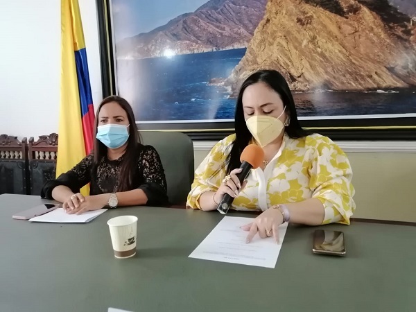 Diputada del Magdalena, Claudia Patricia Aarón. 
