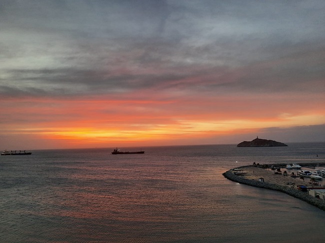 Atardecer en Santa Marta.
