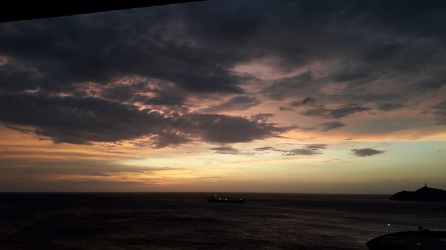 Atardecer en Santa Marta.