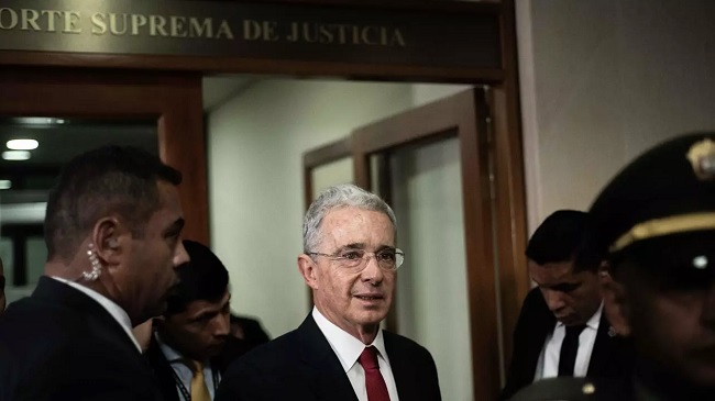 Álvaro Uribe Vélez. Foto: EFE.