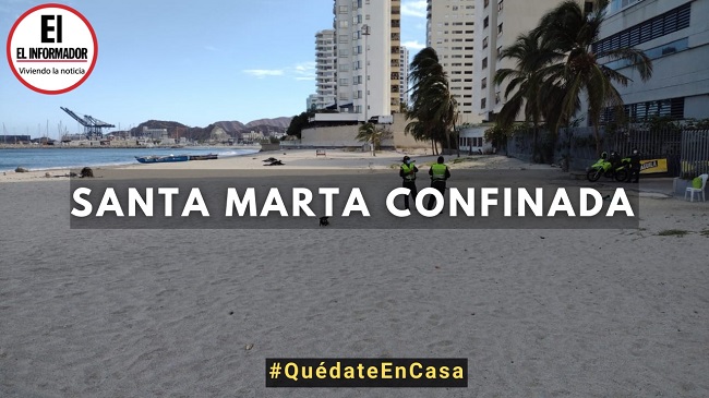 Confinamiento en Santa Marta, Magdalena, Colombia.