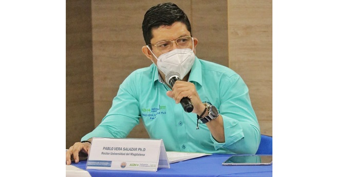 Pablo Vera Salazar, rector de la Universidad del Magdalena.
