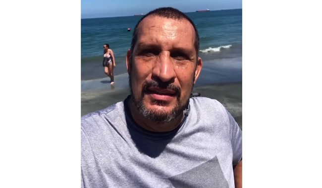Fernando Solórzano en Santa Marta.