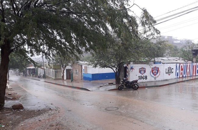 Foto: lluvia en Santa Marta. EL INFORMADOR
