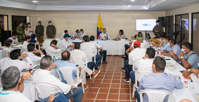 El Presidente Duque en reunión con los alcaldes de distintos municipios anunció la ejecución del Pacto Funcional para el departamento del Magdalena.