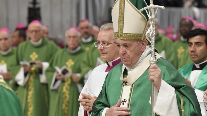 Durante la apertura del Sínodo, el Papa recordó que el Evangelio no se impone, se ofrece.