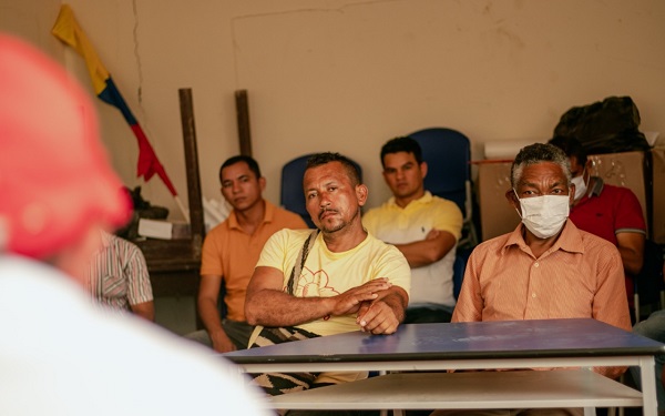 Tras las socializaciones, las comunidades beneficiarias fueron capacitadas con el taller ‘Repoblamiento como estrategia sustentable y buenas prácticas pesqueras’.