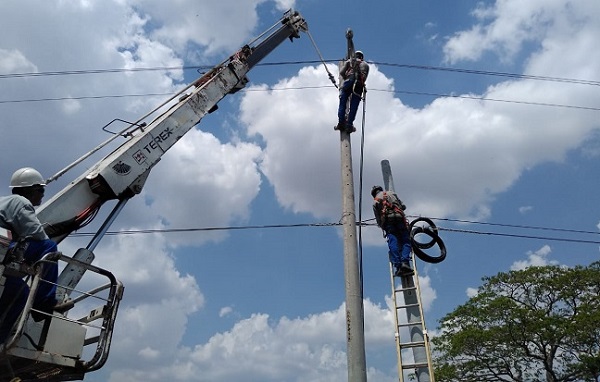 La suspensión del fluido eléctrico se presentará en los barrios, María Eugenia y Urbanización Arco Iris, entre otros.