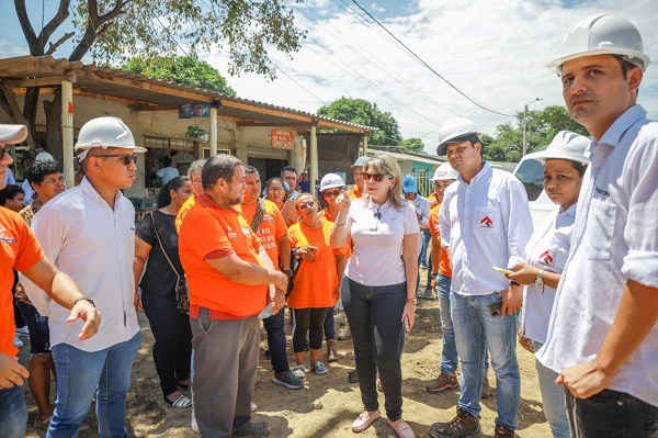 Las obran contribuirán con el suministro de agua potable, la evacuación de las aguas lluvias, y evitar inundaciones, así como también mejorar las condiciones de vida de los habitantes del sector.