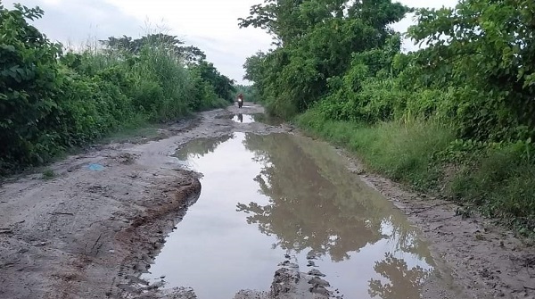 La destapada vía que comunica al corregimiento de Cauca con el casco urbano de Aracataca se encuentra intransitable por el lodo que ha dejado las lluvias de los últimos días.