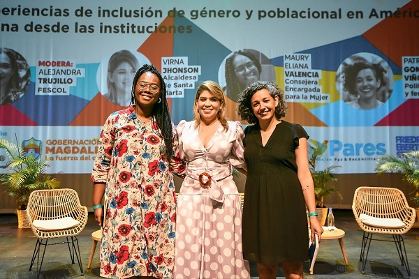 La alcaldesa Virna Johnson destacó la actualización de la Política Pública de la Mujer en Santa Marta.