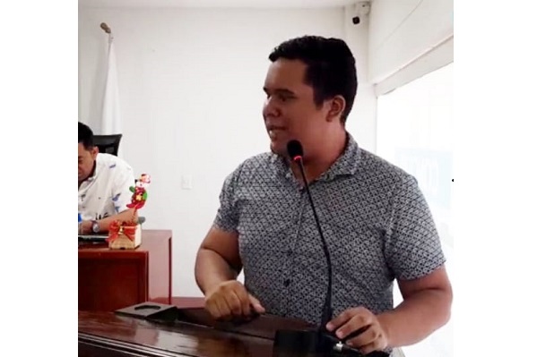 Andrés Sánchez, presidente del Concejo Distrital de Juventudes de Santa Marta.