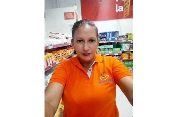 Lorena Romero, residente del barrio La Paz. 