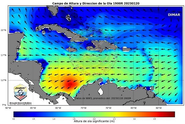 Los días nublosos que se han presentando son debido a la interacción de la zona de convergencia intertropical y una baja presión de 1011 milibares ubicada en el centro del litoral Caribe colombiano.