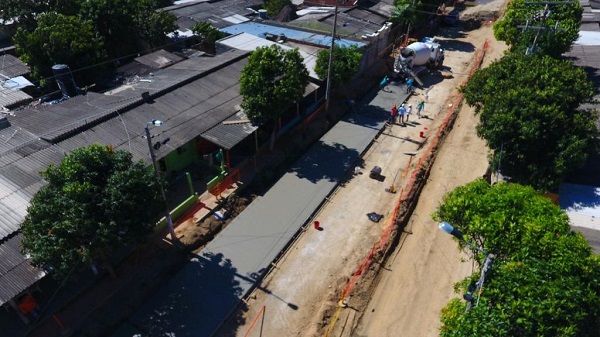 Timayui fue otro de los barrios que se benefició con la pavimentación y reposición de placas del programa, ‘Mi Calle’. 
