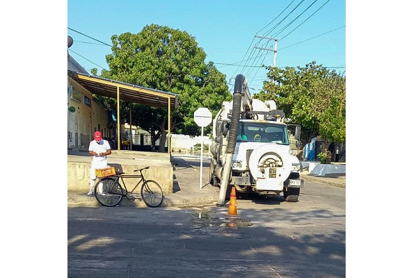 La Empresa de servicios Públicos, sigue llevando a cabo su labor para la reactivación de  una de las bombas de aguas residuales Norte. 