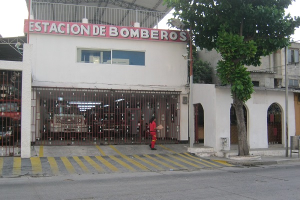 Instalaciones del Cuerpo de Bomberos Voluntarios .