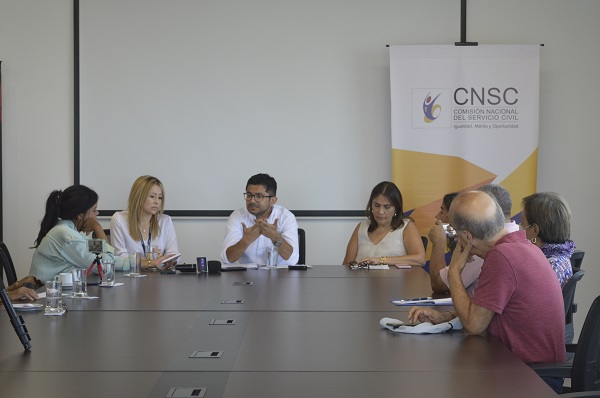 El Encuentro tuvo como objetivo llevar la gestión de la Cnsc a diferentes zonas del país, así como compartir experiencias e información relevante en relación con la normatividad de la administración y vigilancia de la carrera administrativa.