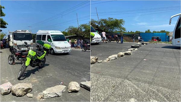 La Policía Metropolitana logró evacuar el caos vehicular que se generó en la arteria nacional. 