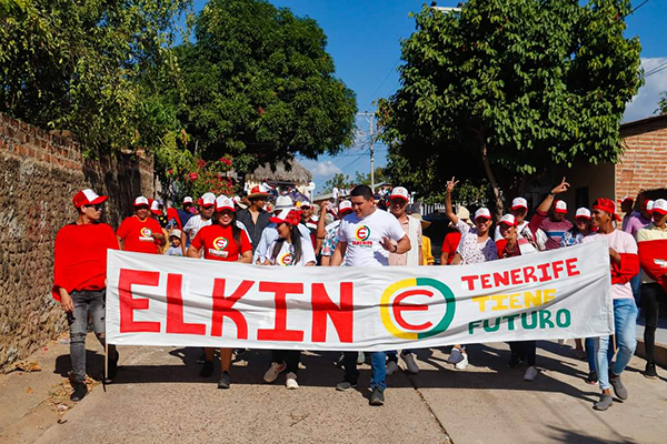 Elkin Roberto Ordóñez, es el precandidato a la alcaldía de Tenerife con el que se la jugará definitivamente el grupo rojo “Rodriguista”.