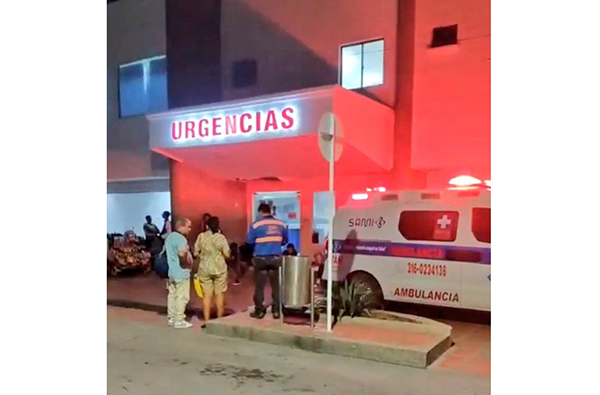 Saray Acosta Noriega fue llevada hasta la sala de urgencias de la clínica El Prado de Santa Marta.