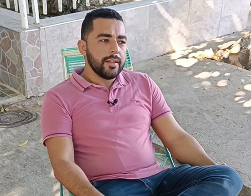 El líder cívico Cristian Zabaleta.