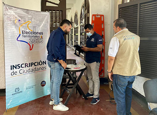 En Santa Marta la Registraduría dispone de un punto de zonificación en la sede principal.