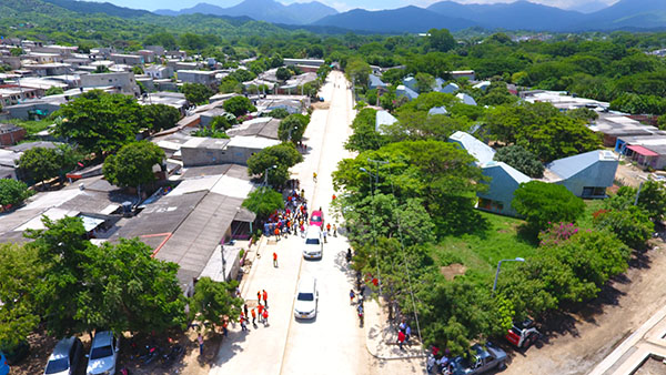 Con la transformación de la malla vial se sigue apostando al mejoramiento de los barrios de Santa Marta.