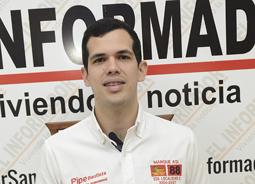&nbsp;Luis Felipe Bautista, candidato, profundizó en sus perspectivas y propuestas durante la tertulia: