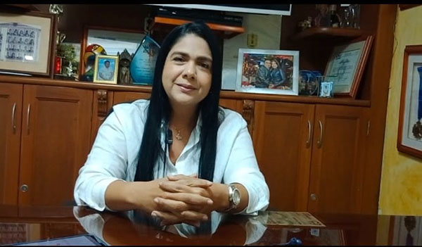 Clareth Olaya, alcaldesa electa del municipio Zona Bananera, departamento de Magdalena.