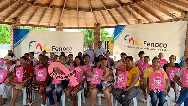 El Tren Rosa permitió que cerca de 1.300 mujeres del área de influencia del corredor férreo fueran capacitadas respecto a cómo practicarse&nbsp;el&nbsp;autoexamen.