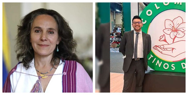 Adriana Molano y John Ramos, son los delegados por Mincultura y Minturismo para los quinientos años de Santa Marta.