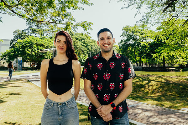 La estudiante Natalia Vergara y el docente Luis Alberto Rueda demuestran que desde Unimagdalena se construye ciencia de alcance internacional.