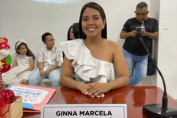 Ginna Sarmiento Gómez, Concejal del Distrito de Santa Marta.