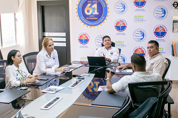Unimagdalena recibió a rectores de Infotep Ciénaga y San Andrés para explorar iniciativas de cooperación en pro de la academia y la investigación.