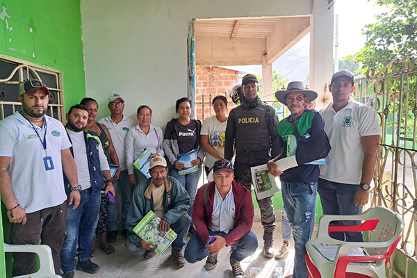 La entidad ambiental se encuentra realizando jornadas informativas y de sensibilización en la parte baja de la Sierra Nevada de Santa Marta